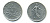 ФРАНЦИЯ 1 ФРАНК 1973 СЕЯТЕЛЬ KM 925.1 никель 57-234