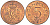 ДАНИЯ 5 ЭРЕ 1982 R; B, МАРГРЕТЕ II (1972-) KM 859.3 железо плакированное медью 4392-832