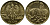 Польша 2 злотых 1999 MW, серия сохраним природу, волк KM 355 нордик UNC 1526-715