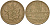 Франция 10 франков 1979 тип Матье KM 940, Le Franc 365.13-14 никель латунь  4599-1025