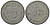 ФРАНЦИЯ 25 САНТИМОВ 1922 ТОКЕН VICHI алюминий 1516-1645