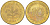 ФРГ 10 ПФЕННИГОВ 1981 J KM 108, J. 383 сталь плакированная латунью 4182-926