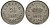 Румыния 50 бани 1873 b, Кароль I как принц (1866-1881) KM 9 серебро 441-1441