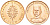 Бруней 1 сен 1994 султан Хассанал Болкиах KM 34 сталь плакированная медью UNC 4516-254