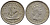Британские Восточно-Карибские территории 10 центов 1956 Елизавета II (1952-2022), парусник KM 5 медно-никель 4387-339
