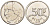 БЕЛЬГИЯ 50 ФРАНКОВ 1989 BELGIE, БОДУЭН I (1951-1993) KM 169 никель 4383-932