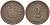 ГЕРМАНИЯ 2 ПФЕННИГА 1874 F, СТАРОГЕРБОВКА KM 2, J.2 медь 110-231