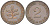 ФРГ 2 ПФЕННИГА 1960 J KM 106, J. 381 бронза 4181-723