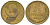 СССР 1 копейка 1980 Y 126a, Schon 75a латунь 4580-1148