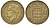Монако 20 франков 1950 Ренье III (1949-2005) KM 131 алюминиевая бронза 51-2526