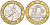 Франция 10 франков 1988 тип Гений Бастилии KM 964.1, Le Frank 375.2 биметалл 4519-144