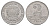 Бразилия 2 крузейро 1961 KM 571 алюминий 4656-1254