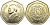 Иордания 1/4 динара 1997 KM 61 никель-латунь aUNC 1525-544