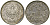 ГЕРМАНИЯ 1/2 МАРКИ 1918 E J. 16, KM 17 серебро UNC 65-312