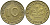 ФРГ 10 ПФЕННИГОВ 1949 D KM 103, J.378 сталь плакированная латунью 4392-1022