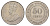 Стрейтс-Сетлментс (Стрейтс Сетлментс) 50 центов 1920 Георг V (1910-1936) KM 35 серебро 1522-524