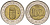 Венгрия 100 форинтов 1996 ВР KM 721 биметалл 4556-1134