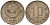 СССР 10 копеек 1955 Федорин 118 медно-никель 4158-327