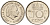 Нидерланды 10 центов 1971 Юлиана (1948-1980) KM 182 никель 4598-313