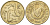 Кипр 2 цента 1992 KM 54.3 никель латунь 4174-1255