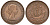 Великобритания 1/2 пенни 1963 Елизавета II (1952-2022) KM 896, Spink 4158 бронза 4122-832