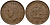 ЮАР 1/2 пенни 1949 Георг VI (1937-1952) KM 33.1 бронза 181-1024