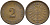ГЕРМАНИЯ 2 ПФЕННИГА 1875 G, СТАРОГЕРБОВКА KM 2, J.2 медь 72-1417