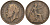 Великобритания 1 пенни 1917 Георг V (1910-1936) KM 810, Spink 4051 бронза 4572-1225