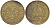 ТУНИС 2 ФРАНКА 1945 АН1364, ANONYMOS RULER (АНОНИМНОЕ ПРАВЛЕНИЕ) ТОКЕН KM 248 алюминиевая бронза 4526-235