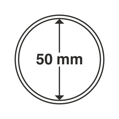Капсулы круглые – 50 мм, упаковка 10 шт. Leuchtturm. 302860