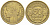 ФРАНЦИЯ 50 САНТИМОВ 1939 ТИП МОРЛОН KM 894.1, LE FRANC 192.15 алюминиевая бронза 3309-1035