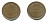 ЯПОНИЯ 10 ЙЕН 1996 8 ГОД KM 97.2 бронза 89-625