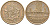 Франция 10 франков 1975 тип Матье KM 940, Le Franc 365.5-6 никель латунь 110-1032