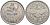 Французская Новая Каледония 2 франка 1977  KM 14 алюминий  UNC  4610-455