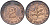 ФРГ 2 пфеннига 1968 G KM 106a, J.381a сталь плакированная медью 4546-946