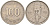 Южная Корея 100 вон 1987 Ли-Сунсин, корейский флотоводец KM 35.2 медно-никель 4589-433