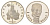 Россия 1 рубль 1992 ЛМД, 110 лет со дня рождения Якуба Коласа Y 305 медно-никель PROOF 1524-1341
