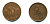 Финляндия 10 пенни 1921 республика (1918-1962) KM 24 медь 46-224