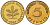 ФРГ 5 пфеннигов 1967 F KM 107, J. 382 сталь плакированная латунью PROOF 1094-7-21