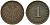 Германия 1 пфенниг 1911 A, Вильгельм II (1888-1918) KM 10, J. 10 медь 4608-117