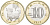 Китай 10 юаней 2018 год собаки KM 2390 биметалл  UNC  M66-19