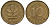ФРГ 10 пфеннигов 1987 D KM 108, J. 383 сталь плакированная латунью 62-1234