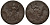 Великобритания 1 фартинг 1775 инкузный брак монетного двора, Георг III (1760-1820) KM 602, Spink 3775 медь 00-821-53
