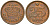 Дания 25 эре 1990 Маргрете II (1972- ) KM 868 бронза 4136-355