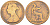 Великобритания 1/2 пенни 1891 Виктория (1837-1901) KM 754, Spink 3956 бронза 4543-1234