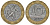 Франция 10 франков 1991 тип гений Бастилии KM 964.1, Le Frank 375.6 биметалл 45-845