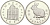 Макао 100 патака 1999 лунный календарь, год кролика KM 92 серебро PROOF 01-165-12