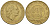 Италия 200 лир 1979 R, шестерня KM 105 алюминиевая бронза 85-512