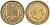 Испания 1 песета 1953 (62) Франсиско Франко (1939-1975) KM 775 алюминиевая бронза 3336-311