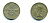 Великобритания 6 пенсов 1960 Елизавета II (1952-2022) KM 903, Spink 4149 медно-никель 36-433